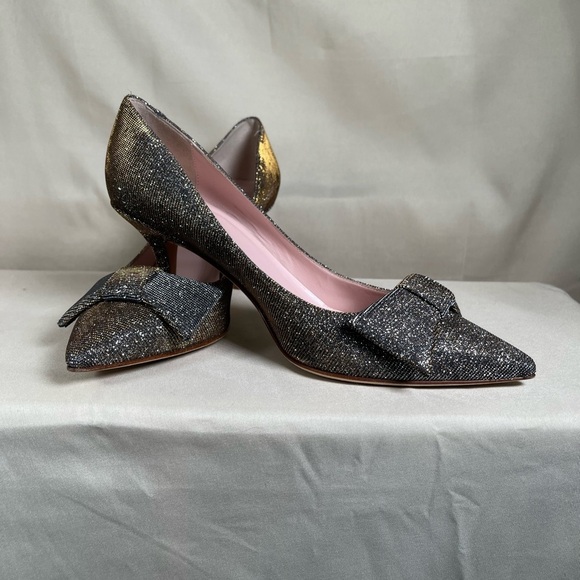 kate spade Shoes - Kate Spade Shimmer Bow Heels